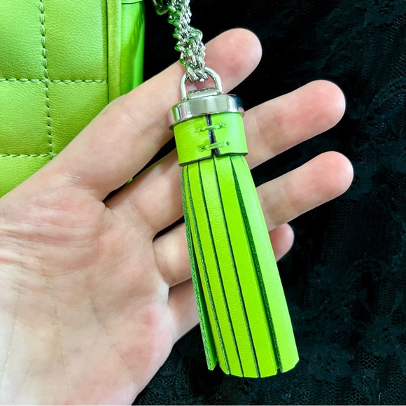 ✨Michael Kors✨ NWT MK Jet Set Medium Quilted Leather Camera Crossbody Bag Pear - Picture 12 of 17